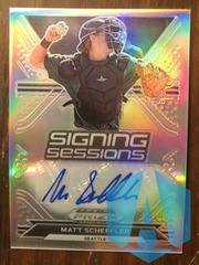 2021 Panini Prizm Draft Picks Signing Sessions Matt Scheffler #SS-MS Auto